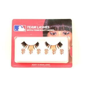 MLB San Francisco Giants Eyelash Set Logo Beauty Mark Series New Team (1) Pair